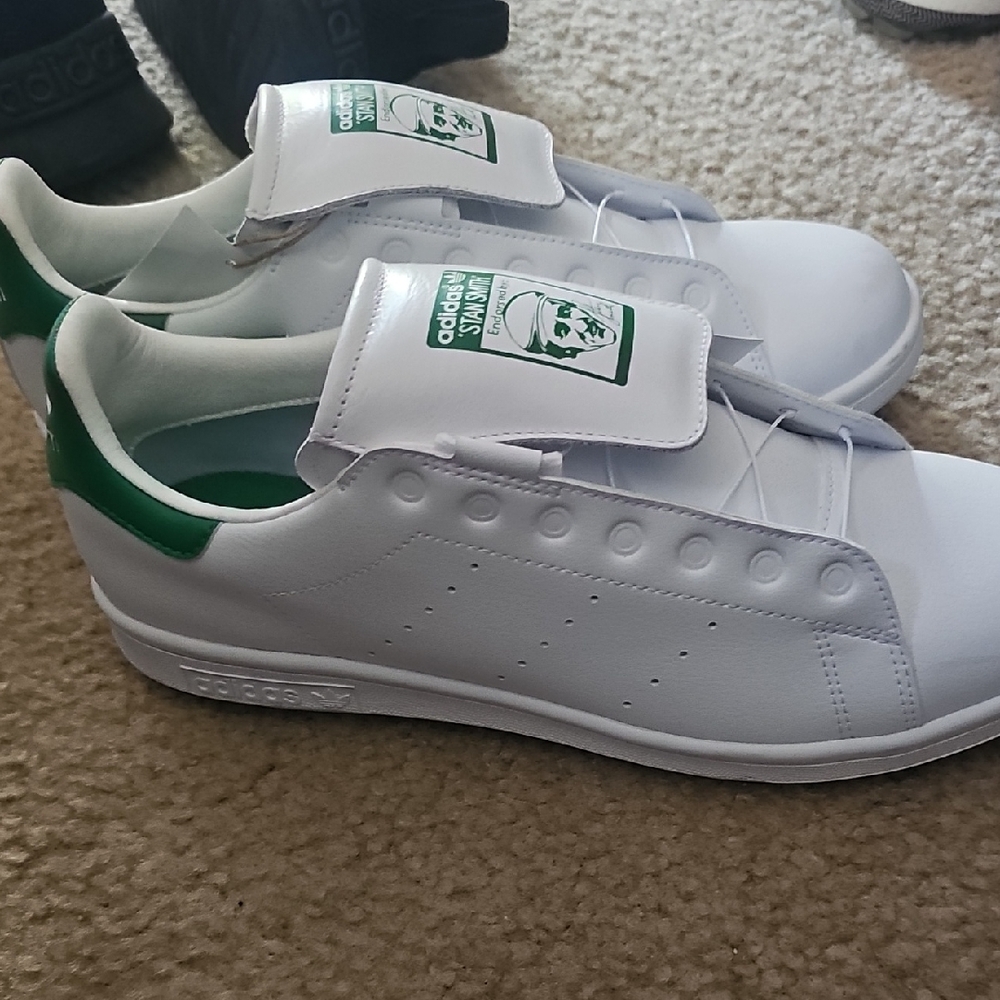 Adidas Classic White and Green Shoes Stan Smith Golf
